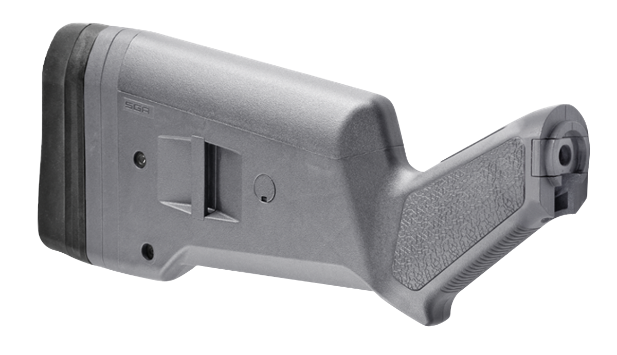 Magpul Industries SGA Shotgun Stock Fixed Stealth Gray Polymer for Mossberg 500/590/590A1 12 Gauge