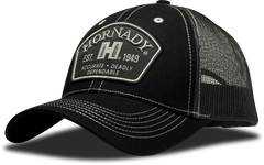 Horizon Design Hornady Gear 32790 Trucker Hat Black Cotton/Polyester OSFA