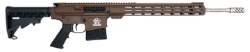 Great Lakes Firearms GL10 6.5 Creedmoor 20" 10+1 Semi-Auto AR-10 Rifle - Buck Brown Cerakote / Stainless