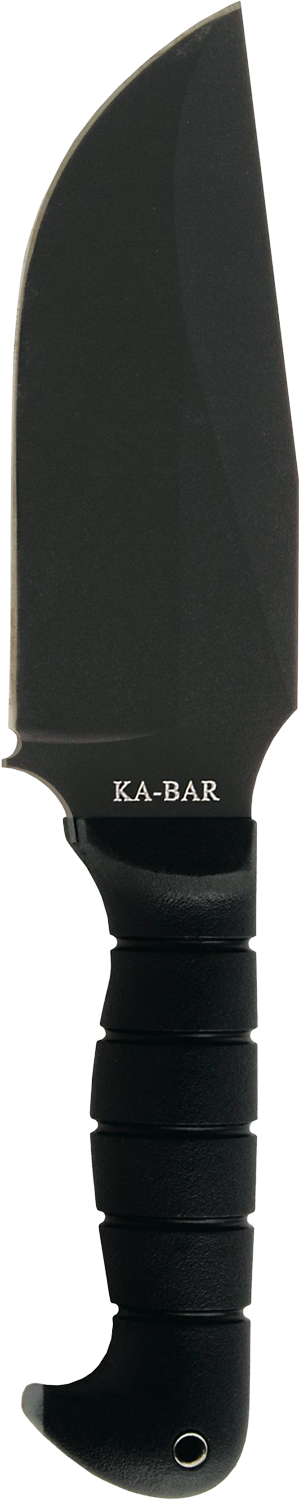 Ka-Bar 1278 Warthog Heavy Duty 6.75" Fixed Blade Clip Point Plain SK-5 High Carbon TPR Handle