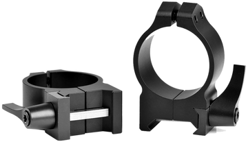 Warne 214LM Maxima 30mm Medium Quick Detach Vertical Scope Rings - Matte Black