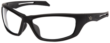 Pyramex Howitzer Safety Glasses Clear Anti-Fog Black Frame