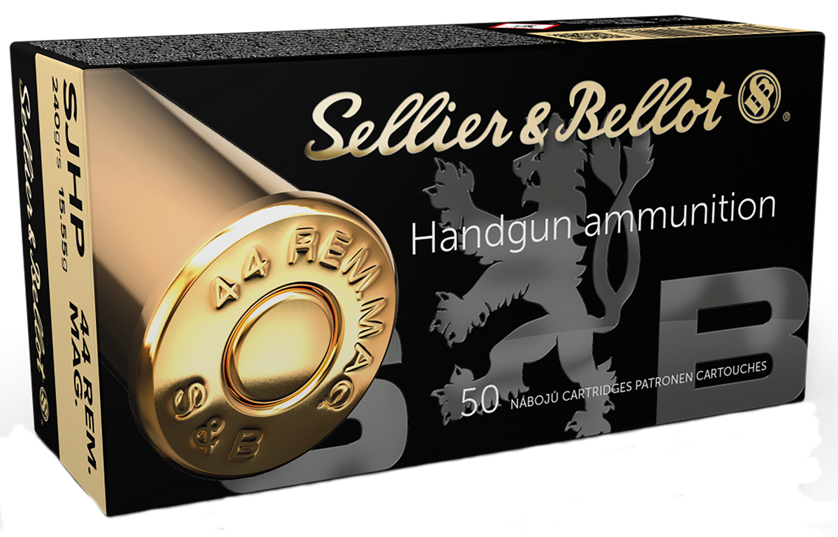 Sellier & Bellot SB44C 44 Rem Mag 240gr SJHP 50/12 - Box or Case