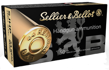 Sellier & Bellot SB44C 44 Rem Mag 240gr SJHP 50/12 - Box or Case