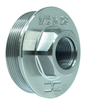 Faxon Firearms 1/2x28 Titanium Direct Thread to HUB Adapter