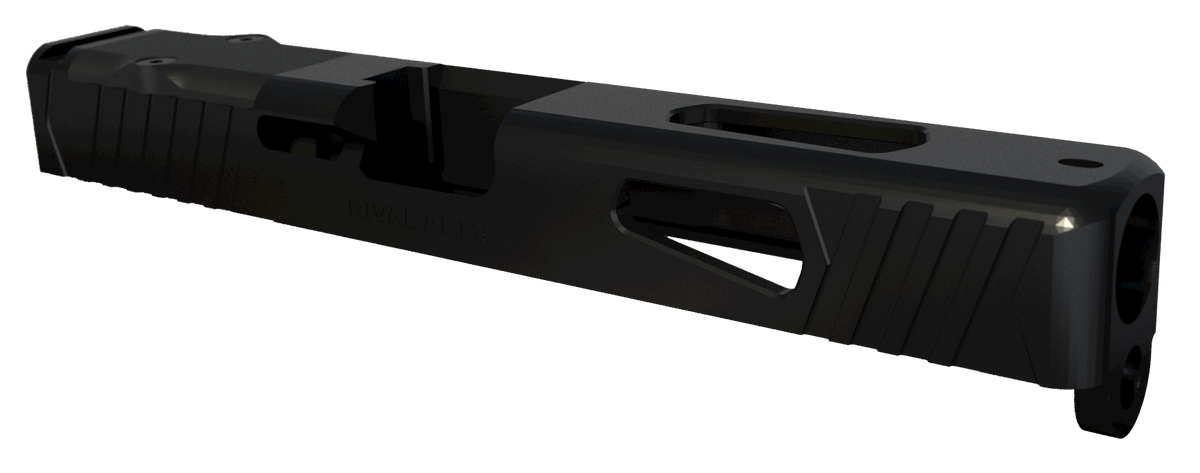 Rival Arms Precision Slide A1 9mm Luger Black QPQ 17-4 Stainless Steel RMR Cut - Glock 17 Gen3