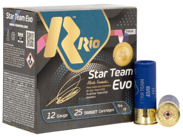 Rio Ammunition Star Team EVO High Velocity 12 Gauge 2.75" 1-1/8 oz #8 Shot 25 Rd - Box or Case