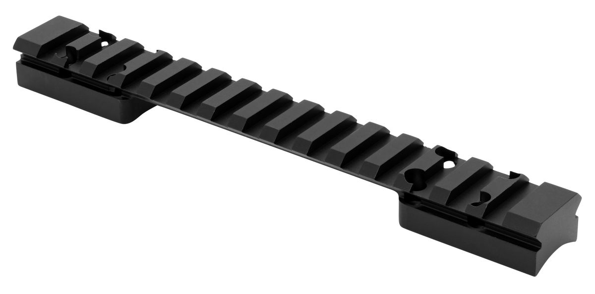 Warne 7642M Mountain Tech Tactical Rail Black Anodized Aluminum Browning X-Bolt Long Action - 0 MOA