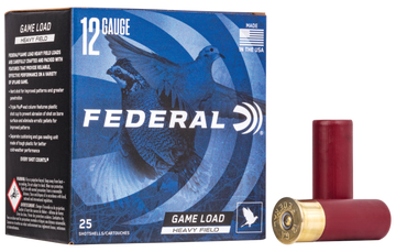 Federal Game-Shok Heavy Field 12 Gauge 2.75" 1 1/8 oz 6 Shot 25 Rd - Box or Case