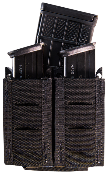 High Speed Gear TACO Duty Double 2 Pistol/1 Rifle Mag Pouch Black Nylon MOLLE