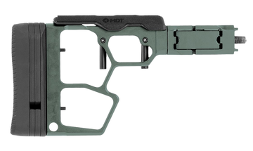 MDT Sporting Goods SRS-XF Premier Folding Skeleton Stock - Cerakote Charcoal Green