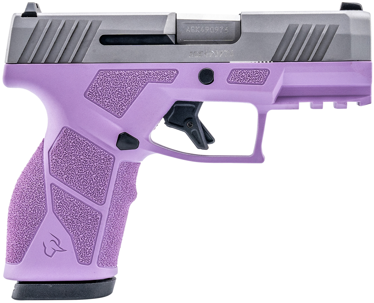 Taurus GX2 9mm Luger 3.37" 10+1 Semi-Auto Pistol - Light Purple Polymer Frame / Stainless Slide