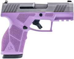 Taurus GX2 9mm Luger 3.37" 10+1 Semi-Auto Pistol - Light Purple Polymer Frame / Stainless Slide