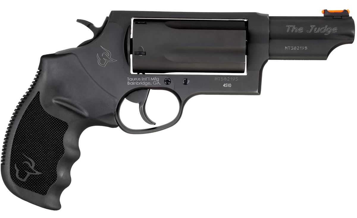 Taurus Judge Magnum Compact 45 Colt (Long Colt)/410 Gauge 3" 5-Shot DA/SA Revolver - Matte Black Oxide
