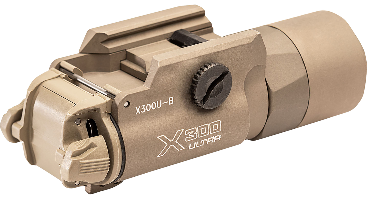 Surefire X300U-B-TN Ultra 1,000 Lumens LED Weapon Light - Tan