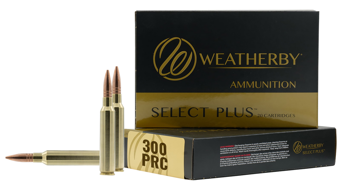 Weatherby Select Plus 300 PRC 180gr Swift Scirocco 20rd - Box or Case