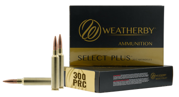 Weatherby Select Plus 300 PRC 180gr Swift Scirocco 20rd - Box or Case
