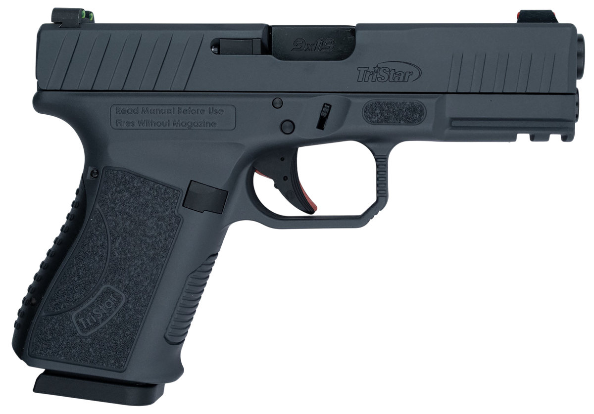 TriStar Apoc 9mm Luger 4.02" 15+1 Semi-Auto Pistol - Sniper Gray Cerakote