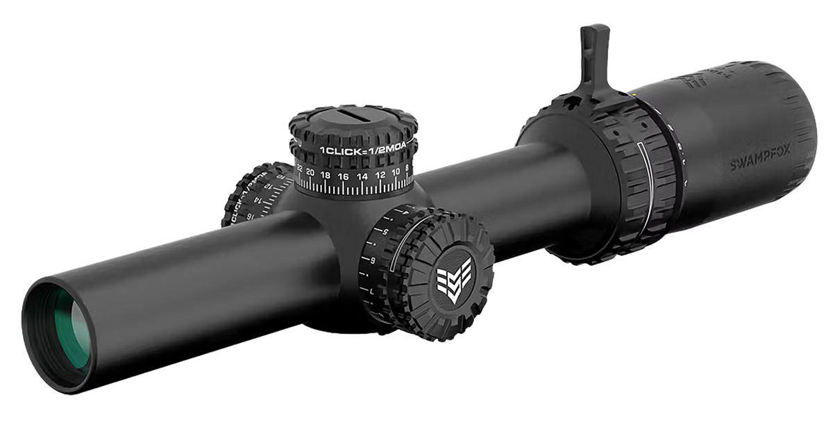 Swampfox Optics Arrowhead 1-10x24mm 30mm Tube LPVO Scope - Guerrilla Dot MOA Green Reticle