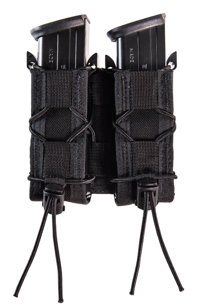 High Speed Gear TACO Double Pistol Mag Pouch Black Nylon Belt Mount