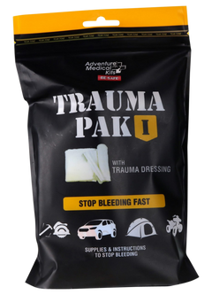Adventure Medical Kits 20640295 Trauma Pak I Stop Bleeding Clotting Gauze
