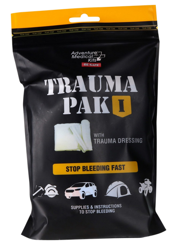 Adventure Medical Kits 20640295 Trauma Pak I Stop Bleeding Clotting Gauze