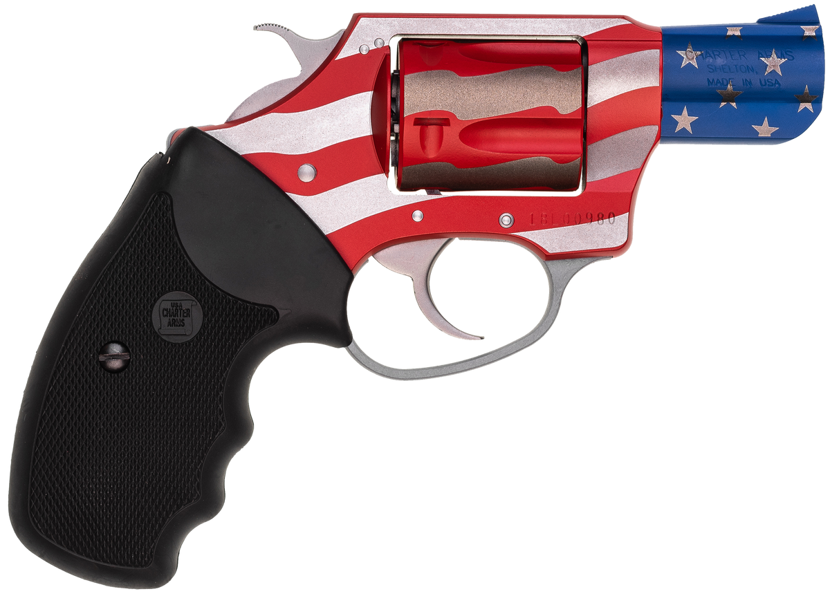 Charter Arms Undercover The Old Glory 38 Special 2" 5-Shot SAO Revolver - American Flag Aluminum