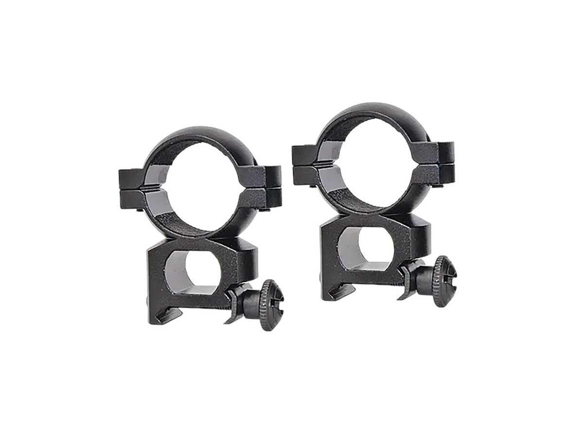 Traditions A798DS Quick Peep 1" Matte Black Aluminum Scope Rings - Weaver