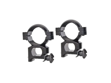 Traditions A798DS Quick Peep 1" Matte Black Aluminum Scope Rings - Weaver