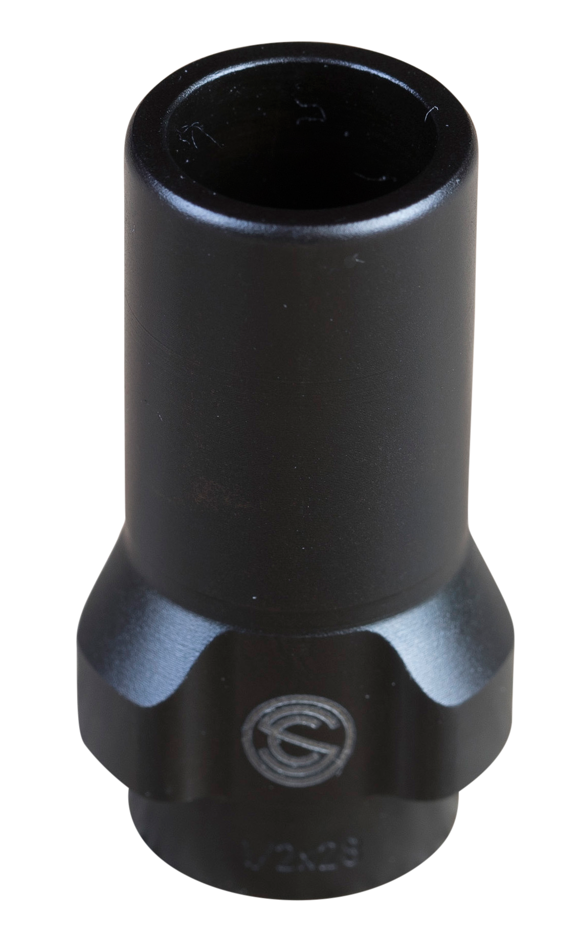 SilencerCo AC2607 3-Lug Muzzle Device 9mm Luger 1/2x36 Steel