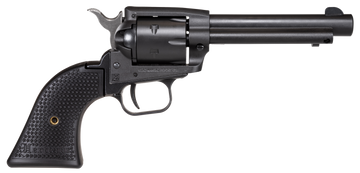Heritage Mfg Rough Rider 22 LR 4.75" 6-Shot SAO Revolver - Black Satin / Black Polymer Grip