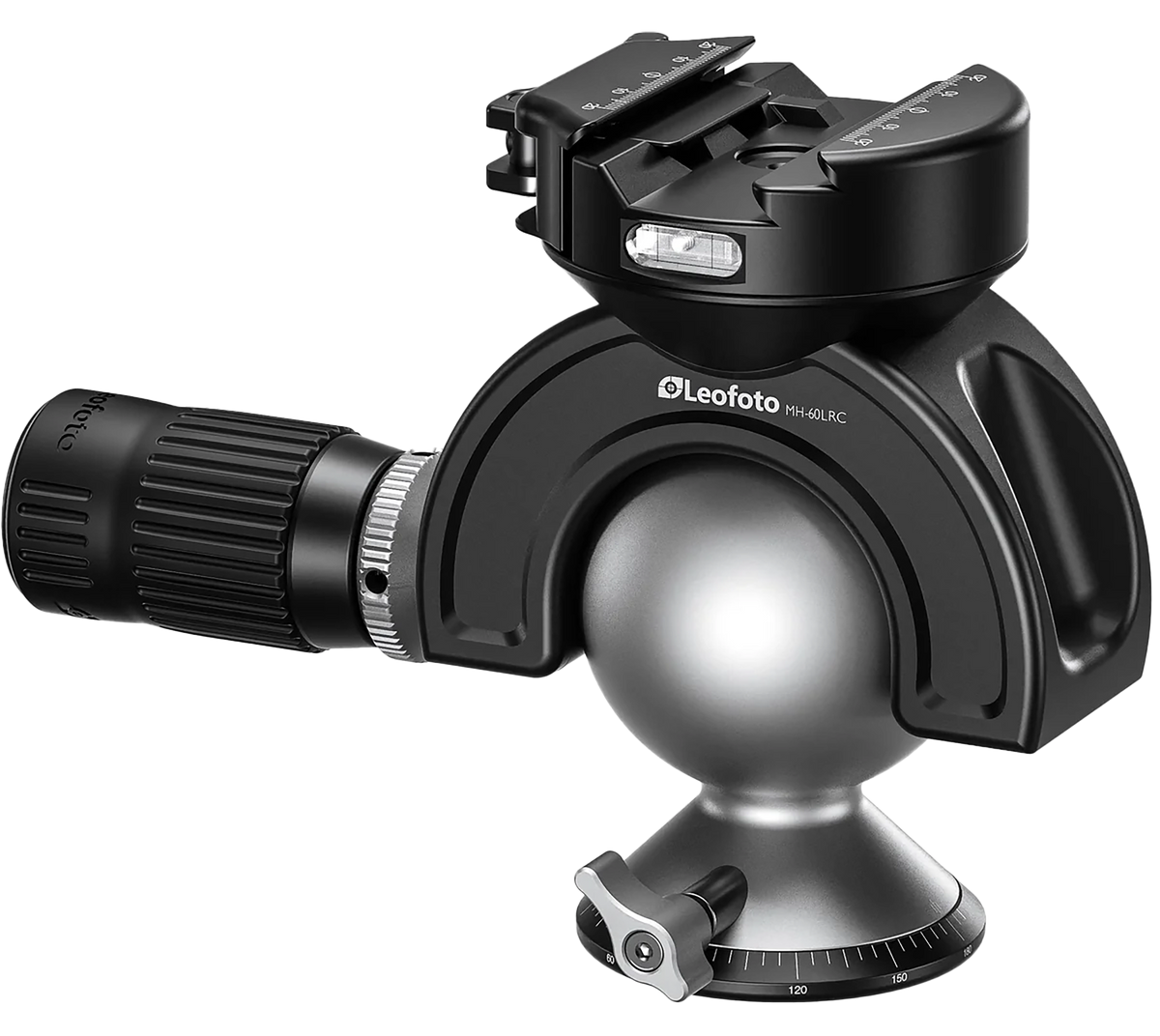 Leofoto USA MH-60LRC Ball Head Black Aluminum 60mm 3/8" Mount