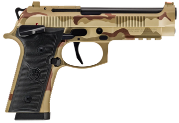 Beretta 92XI Combat SAO 9mm Luger 4.7" 10+1 Semi-Auto Pistol - DCU Cerakote