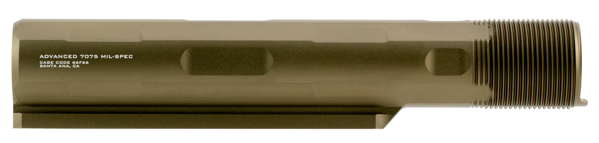 Strike Advanced Receiver Extension AR-15 AR-10 Buffer Tube - Flat Dark Earth