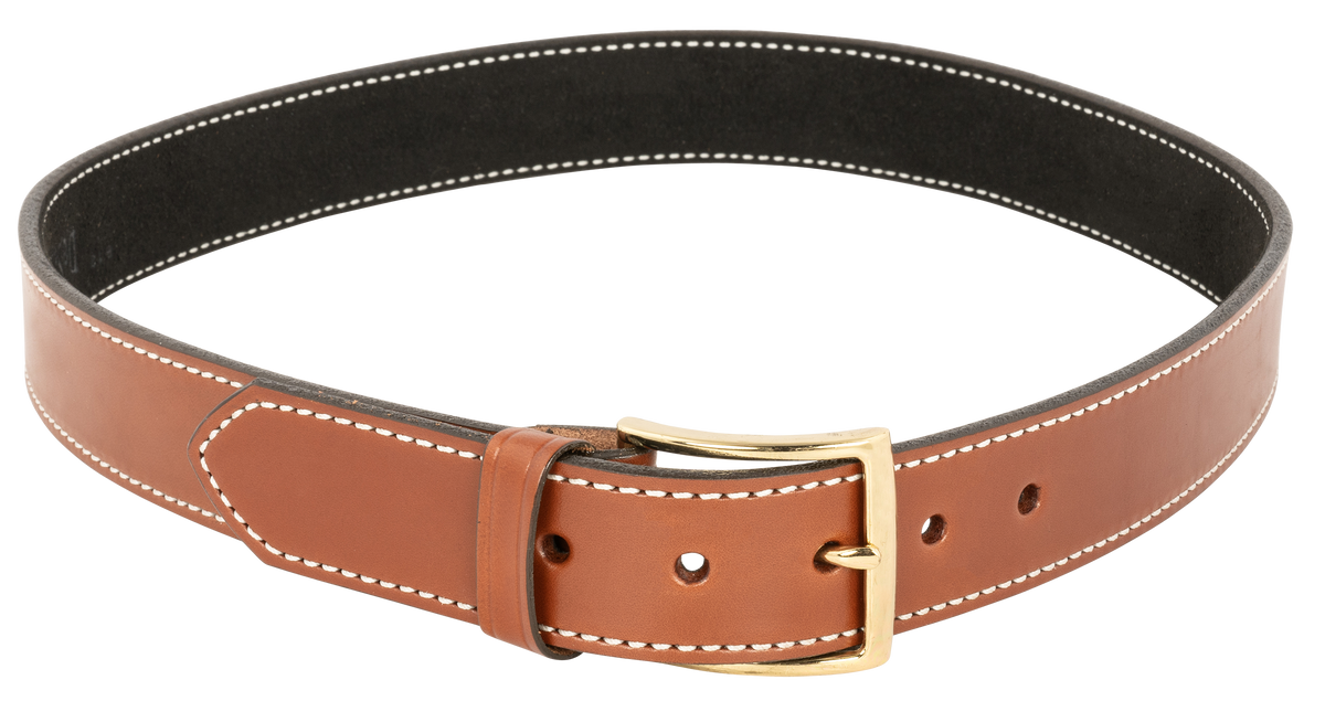 DeSantis Gunhide B12 Plain Lined Tan Leather Belt 42" 1.50" Wide Buckle Closure