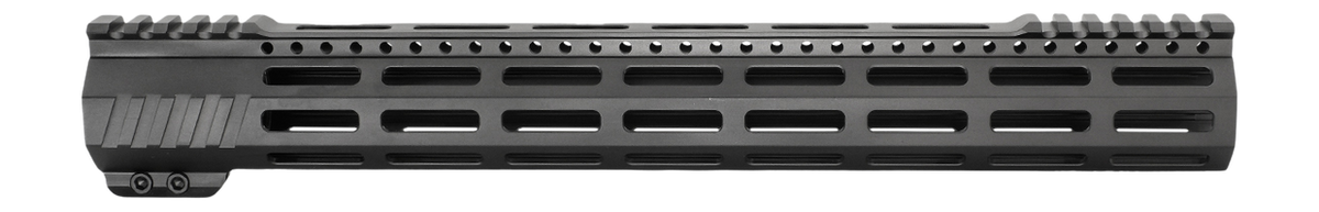 JE Machine Tech AR-15 Ultralight Minimalist 15" M-LOK Narrow Handguard - Black