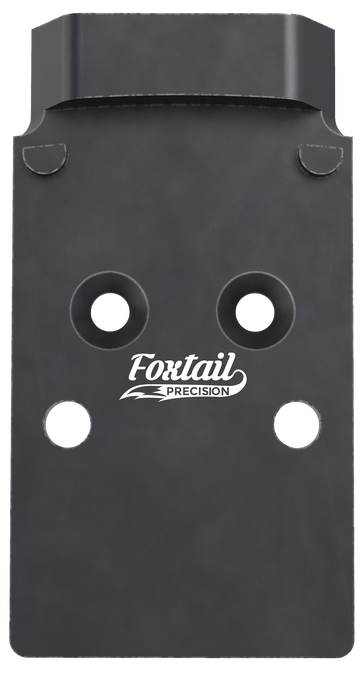 Foxtail Precision 100001 Red Dot Adapter Plate for CZ P10 - Black Anodized 7075 Aluminum