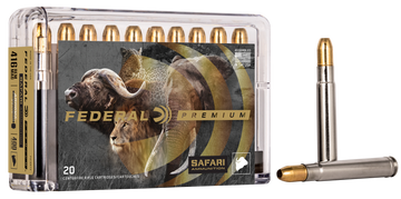 Federal P416RT2 Premium Safari Cape-Shok 416RemMag 400gr Trophy Bonded Sledgehammer Solid 20 Per Box/10 Case