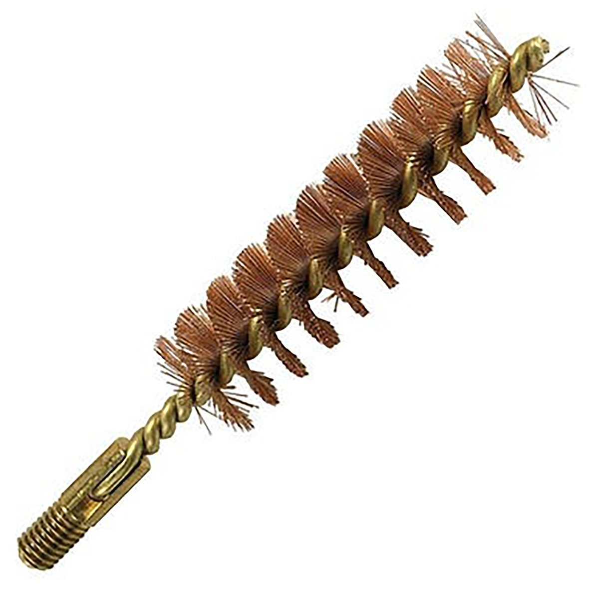 CVA AC1463 Cleaning Brush 45 Cal 10-32 Thread Brass Bronze Bristles