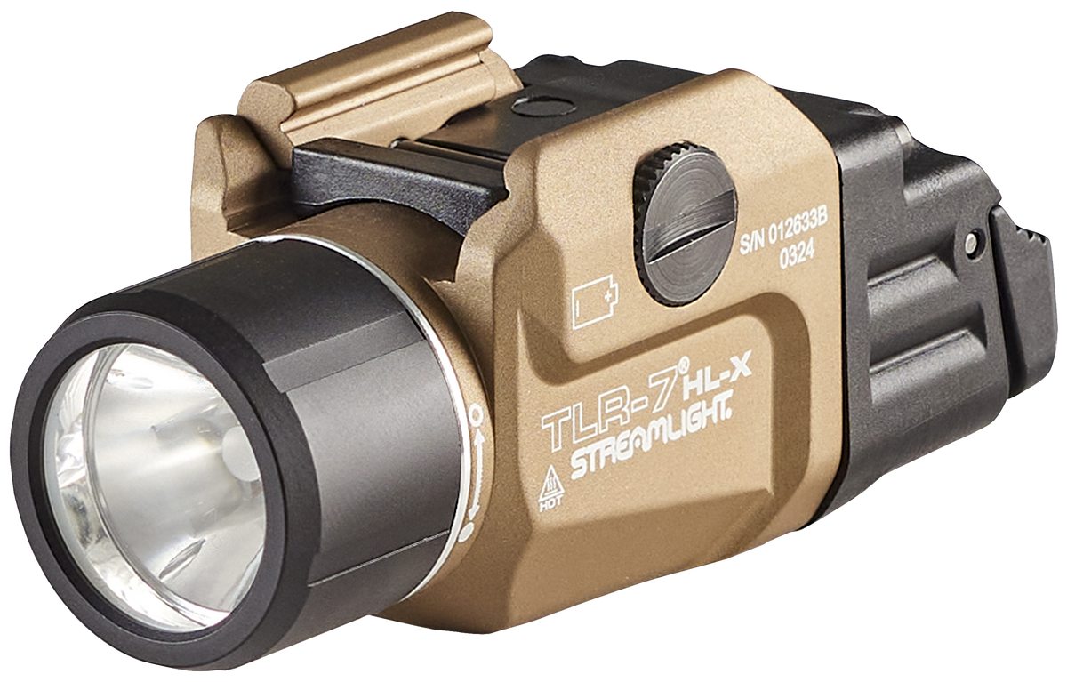 Streamlight TLR-7 HL-X USB 500/1,000 Lumens White LED Flat Dark Earth Pistol Light