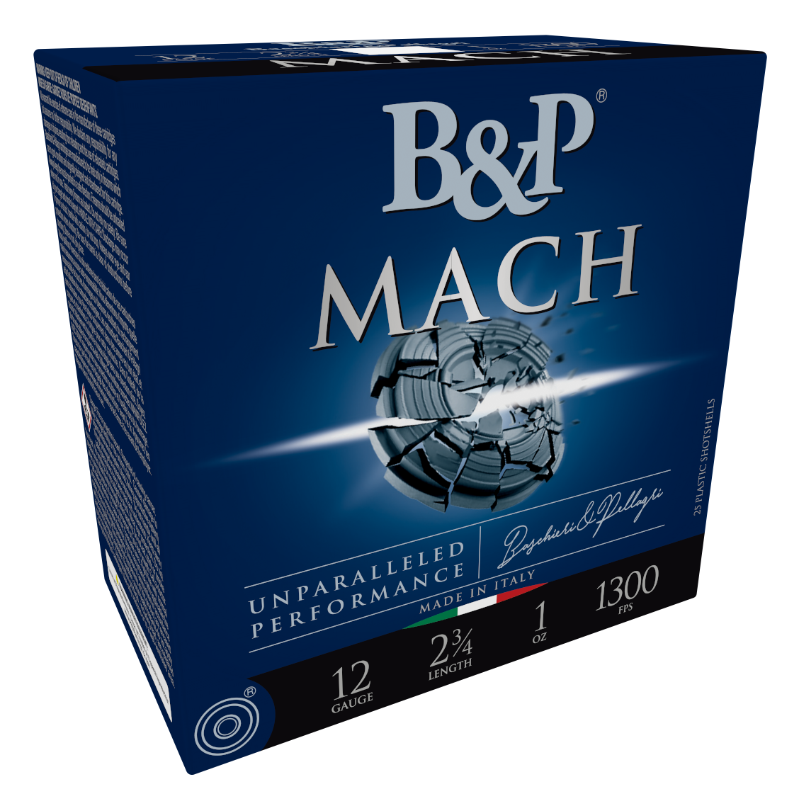 B&P Ammunition F2 Mach 12 Gauge 2.75" 1 oz #7.5 Shot - Box or Case