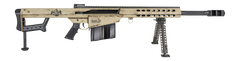 Barrett M82A1 America 250 50 BMG 20" 10+1 Semi-Auto Rifle - Black Fluted Barrel