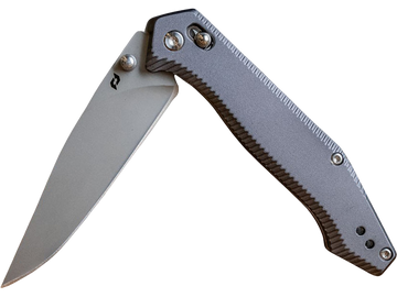 Schrade Turnkey 3.40" Folding Drop Point Plain AUS-10A Stainless Steel Black Aluminum