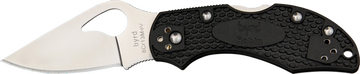 Spyderco Byrd Robin 2 Lightweight 2.43" 8Cr13MoV Drop Point Plain Edge Black FRN Folding Knife