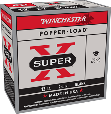 Winchester Ammo Super-X XP12 12 Gauge 2.75" 25 Rd Smokeless Blank - Box or Case