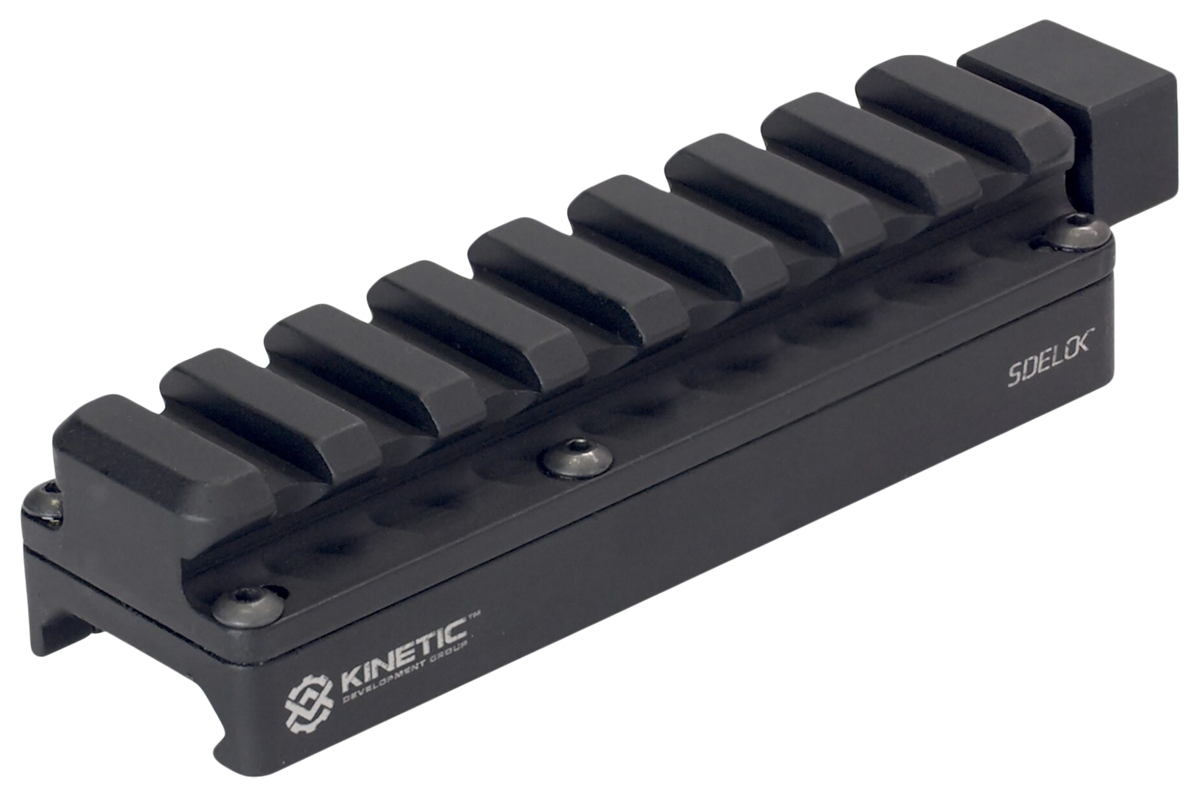 Kinetic Development Group Sidelok Universal Riser Long Black Anodized Aluminum