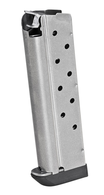 Springfield Armory 1911 9mm Luger 9-Rd Stainless Steel Magazine w/Slam Pad