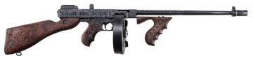 Auto Ordnance Thompson 1927A-1 Roaring 20s 45 ACP 18" 20+1 Semi-Auto Rifle - 50rd Drum/20rd Mag