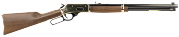 Henry H009BG Side Gate 30-30 Win 20" 5+1 Lever-Action Rifle - Brass Receiver, Walnut