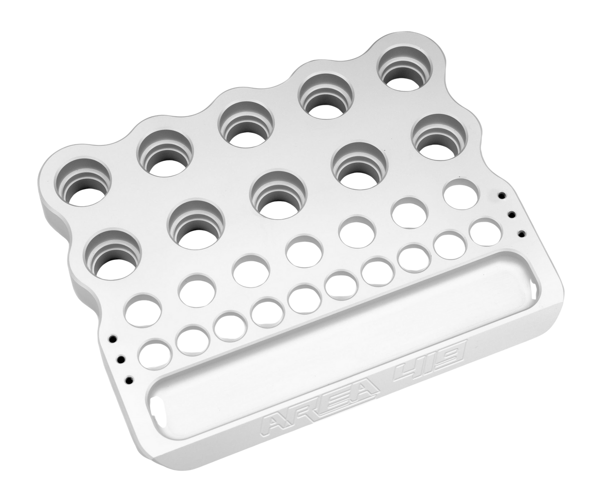 Area 419 Firearms Die Storage Block 7/8" - Clear Anodized